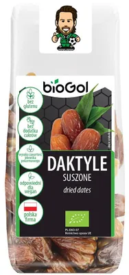 DAKTYLE SUSZONE BEZGLUTENOWE BIO 150 g - BIOGOL