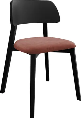 Produktbild von MIRJAN24 Stuhl Dario, Wohnzimmer, Modern Kollektion, Esszimmerstuhl, Holzkonstruktion (Farbe: Magic Velvet 2258, Holzfarbe: Schwarz)