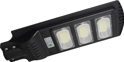 Zdjęcie produktu dla Naświetlacz solarny LED -9 z czujnikiem PIR czarny + pilot STREET 315519 Polux