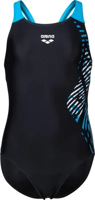 Produktbild von Arena GIRL'S ARENA VORTEX SWIMSUIT V BLACK-TURQUOISE 128