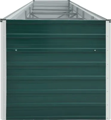 Obrázek produktu pro vidaXL Zahradní zvýšený záhon z pozinkované oceli 400x80x45 cm zelený