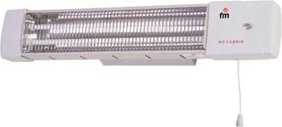 Image de FM Calefacción 1502-C, Radiateur électrique infrarouge, Mural, Blanc, 1200 W, 600 W, 1200 W