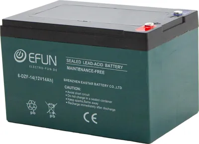 Produktbild von Blei-Gel Akku 12V 14Ah 6-DZF-14 wartungsfrei, geringe Selbstentladung