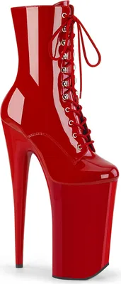 Produktbild von BEYOND-1020 Damen Booties von Pleaser, Rot , EU 38, US 8