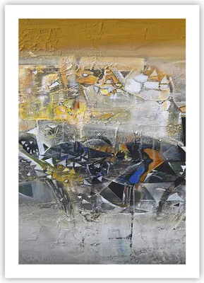 Produktbild von Poster - Poster ohne Rahmen - Abstraktion modern - 50x70 cm - Wand Bild - Wanddeko - Wandbilder - Kunstposter - Wandposter - Bilder - Kunstdruck - Wanddekoration - Wandbild - P2XPA50x70-4001