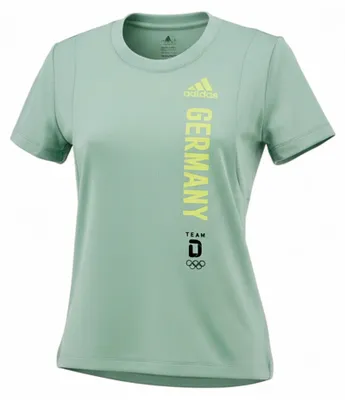 Produktbild von Adidas Damen Olympia Tokyo 2020 GER Team Germany Deutschland W T-Shirt FS0064 Größe 38