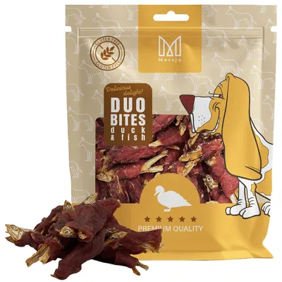 Zdjęcie produktu dla Przysmak dla psa Duo Smaków - Kaczka z Rybką Mersjo 300g