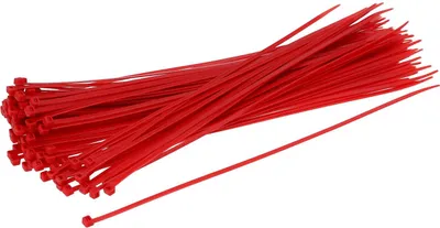 Produktbild von Set: 100x Kabelbinder 4,8 x 368mm rot