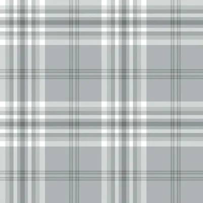 Produktbild von Muriva - Tapete "Catherine Lansfield Kelso", Kariert AG246 (10 m x 53 cm) (Hellgrau)