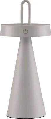 Produktbild von LED-Tischlampe - H 28,9 cm - Greige - Kunststoff - Silikon - dimmbar
