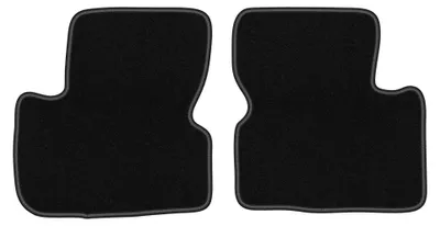 Zdjęcie produktu dla Dywaniki samochodowe welurowe tylne do: Opel Vectra A (1988-1995, sedan, liftback, hatchback) czarne, dopasowane