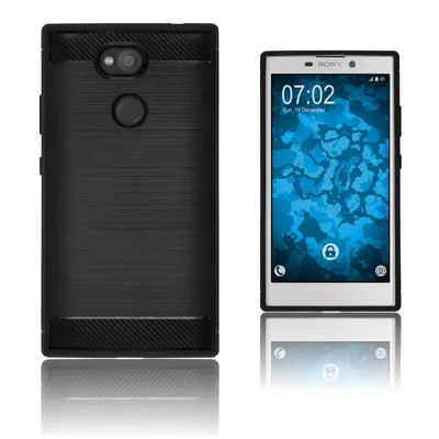 Produktbild von PhoneNatic Case kompatibel mit Sony Xperia L2 - schwarz Silikon Hülle Ultimate Cover