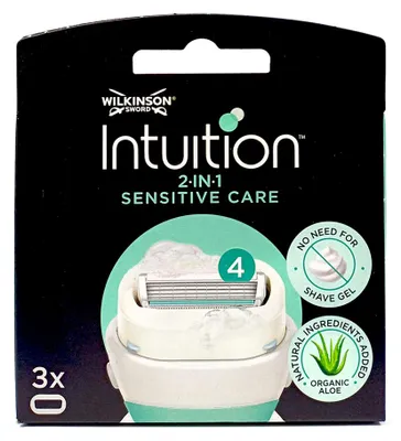 Immagine prodotto di Lamette Wilkinson Intuition 2-in-1 Sensitive Care, confezione da 3 pz