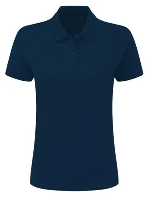 Produktbild von SG Damen Poloshirt, Kurzarm, 100% Baumwolle FK1348 (L) (Marineblau)