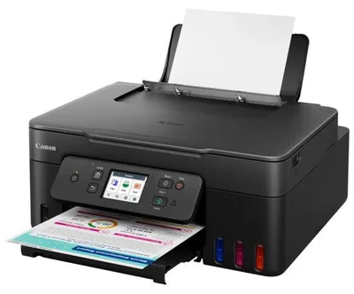Produktbild von Canon PIXMA G3590, Tintenstrahl, Farbdruck, 4800 x 1200 DPI, A4, Direktdruck, Schwarz