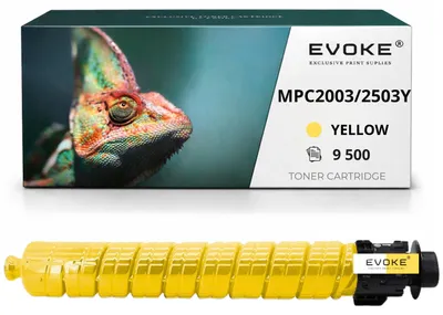 Obrázok produktu pre Kompatibilná tonerová kazeta pre tlačiarne Ricoh MPC-2003, 2503Y, 841926, žltá, výtlačnosť 9 500 strán, kompatibilná s modelmi Aficio MP C2003SP, C2503, C2503SP, C2004, C2011
