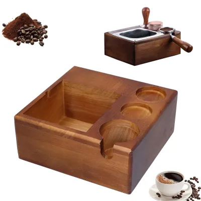 Image de Boîte de rangement en bois pour organiser votre café