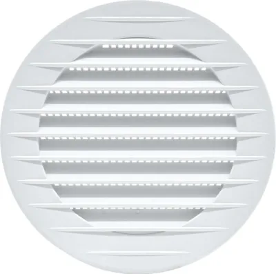 Image de Grille Aération Ronde Abs Moustiquaire Ventilation Optimisée Avec Protection Insectes - Edm