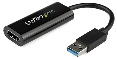 Produktbild von StarTech.com USB32HDES USB 3.0 auf HDMI Adapter – Externe Grafikkarte für Windows, 1080p Full HD