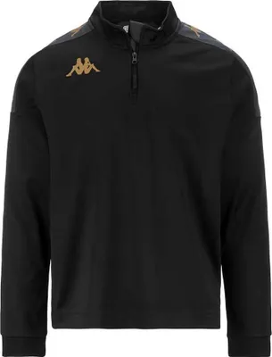 Produktbild von Kappa Gassolo Halbreißverschluss-sweatshirt Schwarz L Mann Schwarz L
