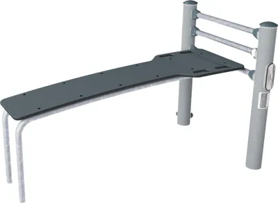 Produktbild von Kompan Outdoor-Fitnessgerät "Sit-Up Bank"