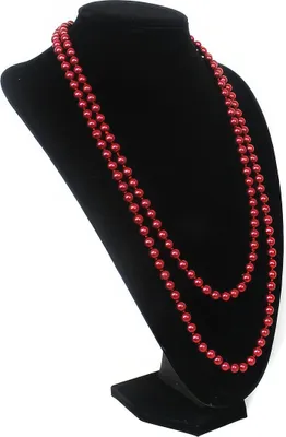 Produktbild von Schmuckbüste Dekobüste Schmuckdisplay dick gepolstert H34 Samt schwarz