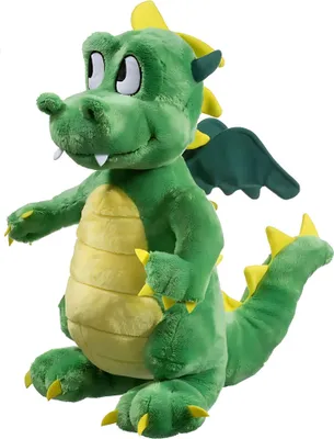 Obrázok produktu pre Plyšový drak v zelenej farbe, 20 cm