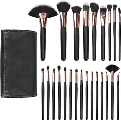 Produktbild von MIMO Makeup-Pinselset Schwarz 24-teilig Pinselset