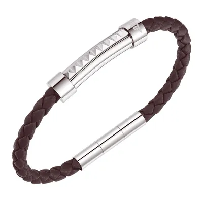 Obrázok produktu pre Police Geometric Metal Armband braun