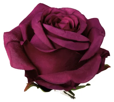 Produktbild von Künstliche Rose mit Clip. Kunstblume Rosenkopf Lila PURPLE