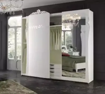 Produktbild von Luxus Kleider Schrank Kleiderschränke Wohnen Italienische Möbel Holz