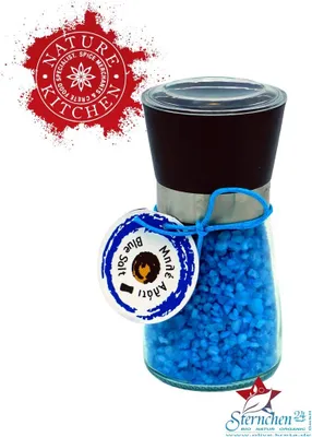 Produktbild von ELLIE 14838 Blaues Meersalz in praktischer Mühle 200g von Kreta
