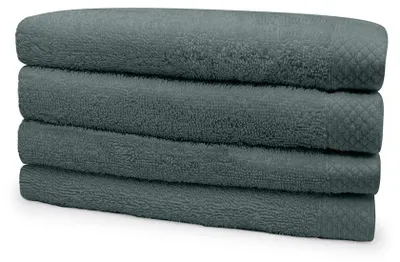 Produktbild von Eleganzzz Frottee-Handtuch 50x100cm – Grün  – 50x100  – 100% Baumwolle – saugstark