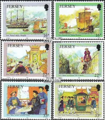 Produktbild von Briefmarken GB - Jersey 1992 Mi 568-573 (kompl.Ausg.) postfrisch Mesny