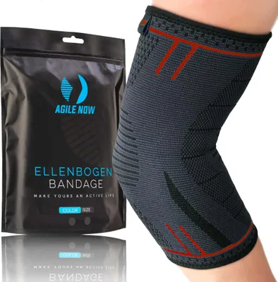 Produktbild von Agile Now Ellenbogenbandage AGILE NOW Ellenbogenbandage Essential Line Red, L