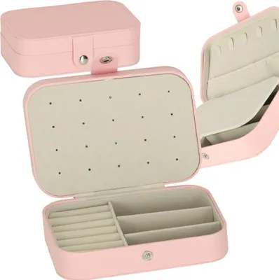 Immagine prodotto di Organizzatore di gioielli Coffin rosa