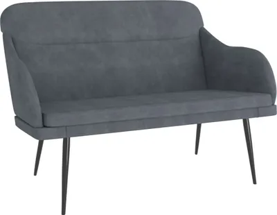 Immagine prodotto di Panca Grigio Scuro 110x76x80 cm in Velluto