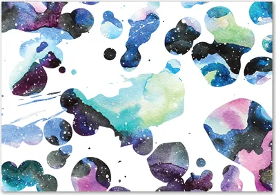 Produktbild von Tulup® Glas-Bild - 100 x 70 - Wandbild aus Glas - Wandkunst - Wandbild hinter gehärtetem Sicherheitsglas - Sonstige - Bunte Galaxie - Mehrfarbig