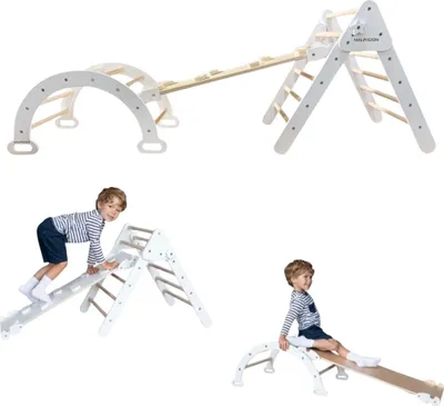 Produktbild von Lama home Spielplatz 3in1 - weiß