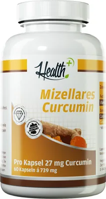 Produktbild von HEALTH+ MIZELLARES CURCUMIN, 60 Kapseln