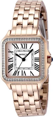 Produktbild von Invicta Angel 48997 Damen Uhr - Quartz Bewegung - Edelstahl mit silbernem Zifferblatt - 28 mm