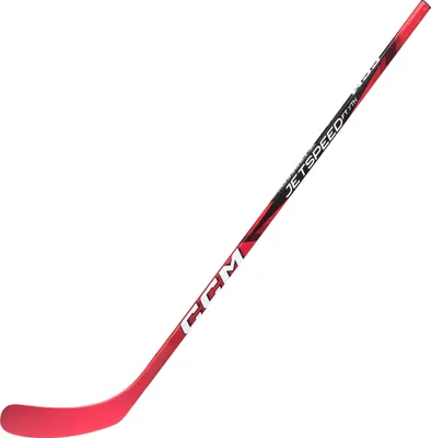 A hockey stick on a white background.