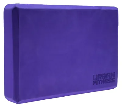 Zdjęcie produktu dla Klocki do jogi Urban Fitness, fioletowe, 30 x 20 x 5 cm, z pianki EVA