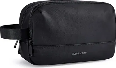 Produktbild von Herren Reise Kulturtasche Dopp Kit Wasserabweisend Schwarz