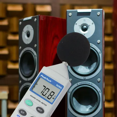 Zdjęcie produktu dla Miernik poziomu dźwięku PeakTech 35...130 dB 0,1 dB 31,5 Hz...8 kHz (PeakTech 5055)