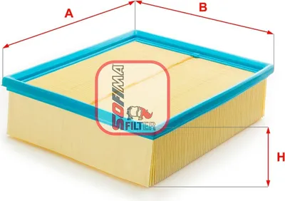 Produktbild von Luftfilter SOFIMA S 3109 A für VW PASSAT Variant (3B6) Filtereinsatz