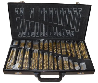 Productafbeelding van Boorset 230-delig Titanium HSS TiN Metaalboren 1-13 mm