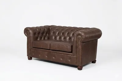Produktbild von designer 2 Sitzer Textil Sofas Couchen Neu Chesterfield Ledersofa Couch Polster