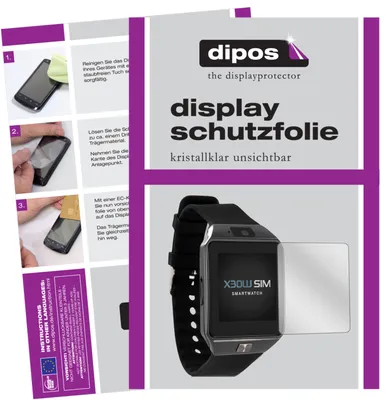 Produktbild von 6x Schutzfolie für X-WATCH X30W Smartwatch klar Displayschutzfolie Folie Display