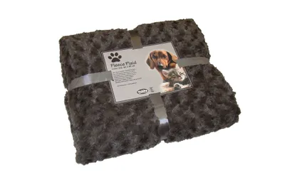 Produktbild von NOBBY Fleece Plaid "SUPER SOFT", braun, 60 x 85 cm